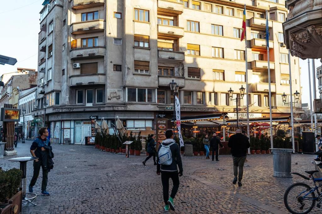Appartamento Sunset Terrace In The Old Town Bucarest Esterno foto